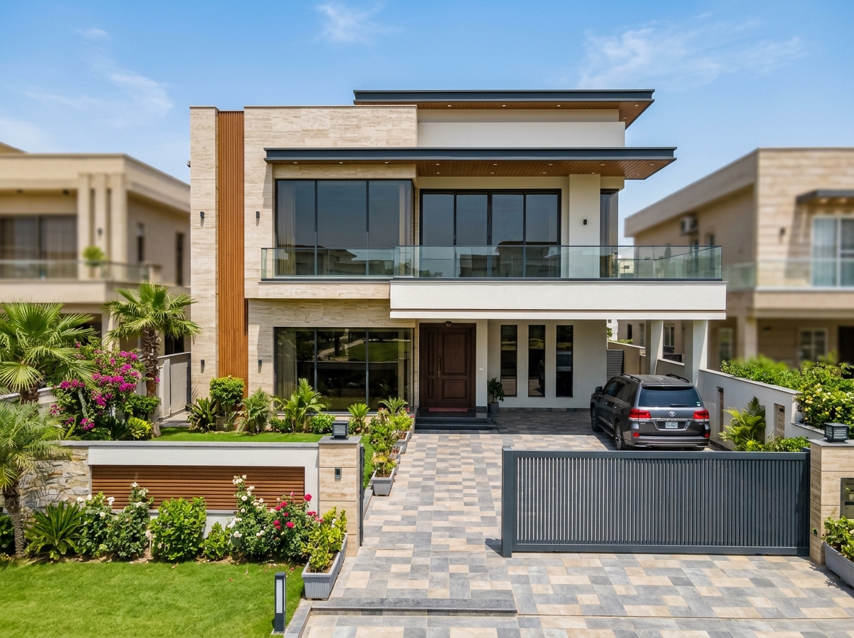 Modern finished houses in Multan