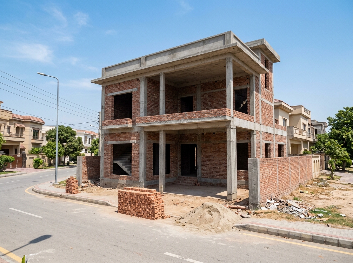 10 Marla grey structure in City Housing